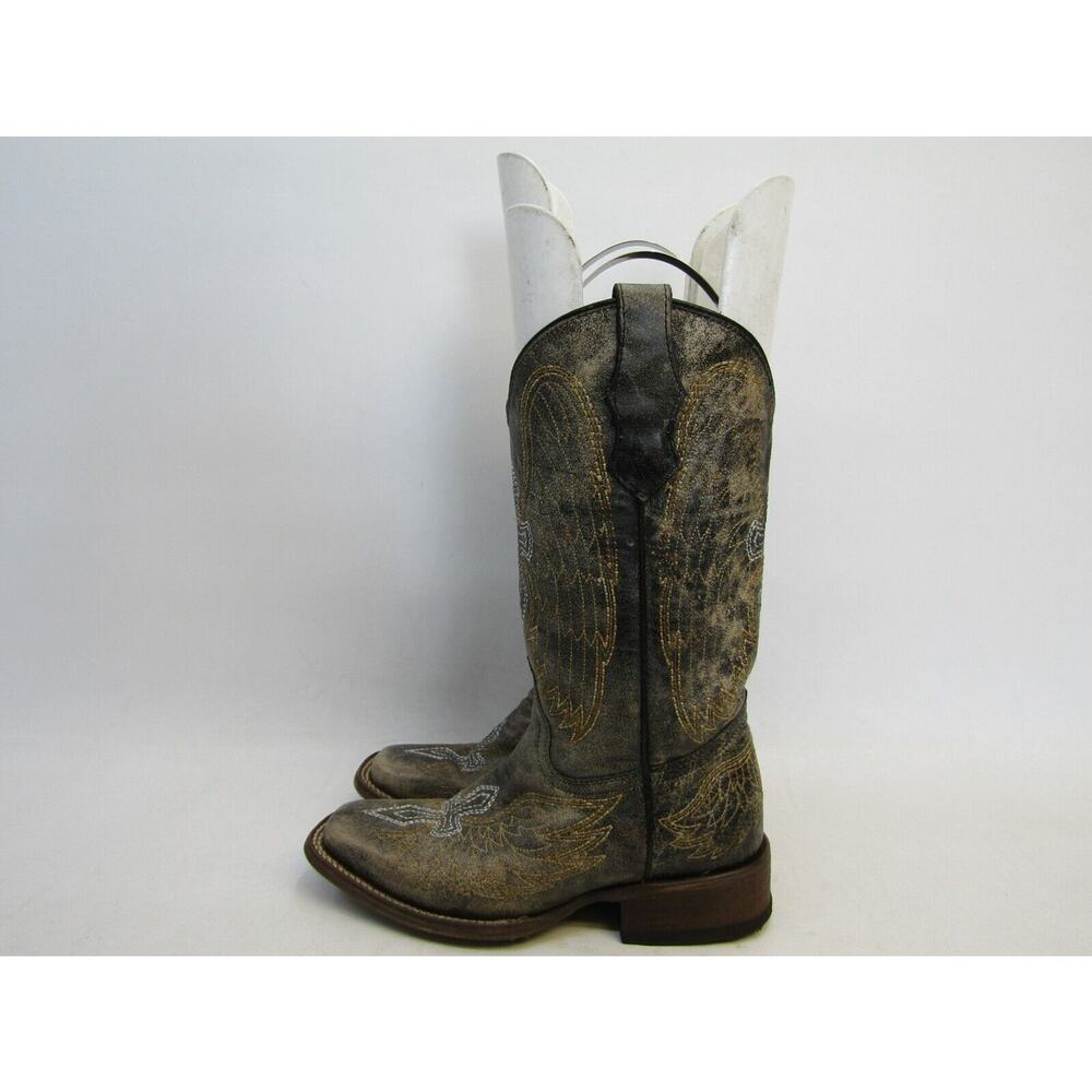 Corral Youth Size 2 Brown Leather Western Cowboy Boots